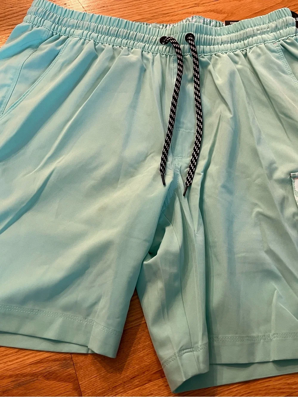 Hurley Aqua Flamingo Short Sleeve shirt & swim trunks Set - Mint & Pink